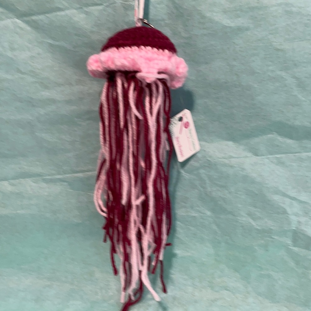Jellyfish keychain or any type of decoration. Handcrafted with love ❤️